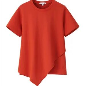 Uniqlo JW Anderson White Asymmetrical T-Shirt (L)